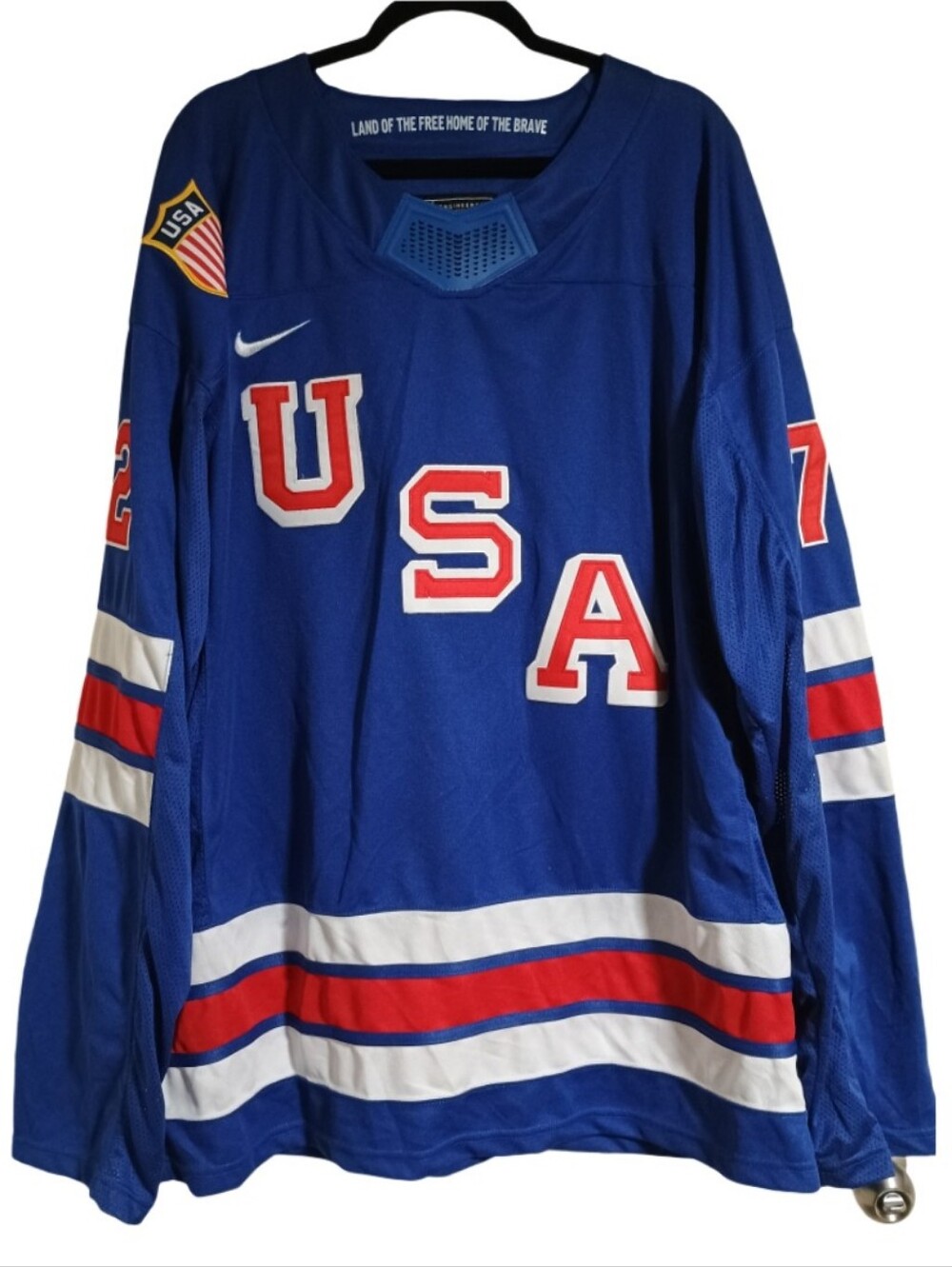 Nike Team USA 2026 Olympic Hockey Jersey - Tage Thompson #72 Size 3XL